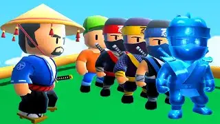 A EVOLUÇÃO DE UM NINJA NOOB PRA ESPECIAL NO STUMBLE GUYS