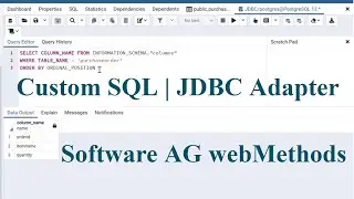Get Column Names of a table using CustomSQL | JDBC Adapter Service