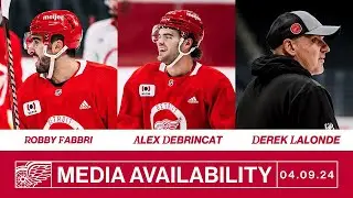 Fabbri, DeBrincat, Derek Lalonde Morning Skate Updates | April 9 vs WSH
