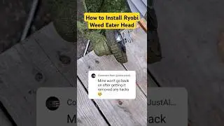How to Install Ryobi Bump Feed Head