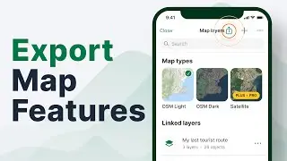 How to export map features using the Avenza Maps app
