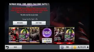 Injustice iOS Batman Ninja Lord Joker Challenge Nightmare Boss Fight
