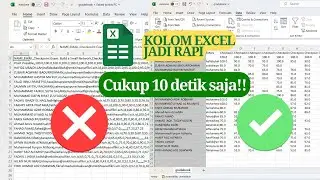 Cara Cepat Merapikan Tabel di Excel Jadi Lebih Mudah dibaca