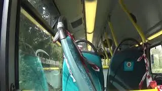 Hill climb & thrash! Arriva DAF DB250/ELC Lowlander 6259, FD02UKO - route 402
