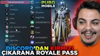KIRMIZI ÇIKARANA ROYALE PASS !! DİSCORD CHALLENGE Pubg Mobile
