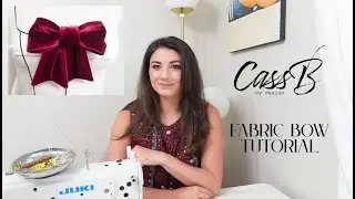 Fabric Bow Tutorial | Holiday Look Customizations