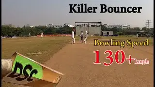 Bouncer Hit on Helmet ! Dangerous Pace Attack ! GoPro Cricket