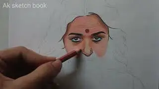 Drawing alia bhatt || Gangubai kathiawadi || Time lapse #gangubaikathiawadi #aliabhatt