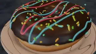baking a donut procedurally with geometry nodes