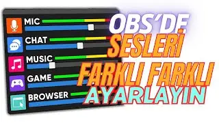 OBS SES AYARLARI DC VE OYUN SESLERİNİ AYIRMA 