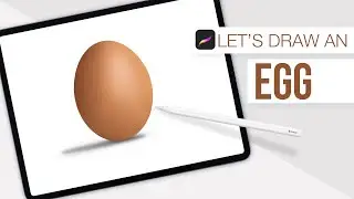 How to Draw and Egg in Procreate