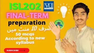 isl202 // final term mcqs // exam preparation // vu update // virtual university