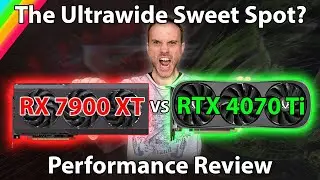 Are the AMD RX 7900 XT and Nvidia RTX 4070 Ti in the Ultrawide sweet spot? 4 Resolutions & 10 Games