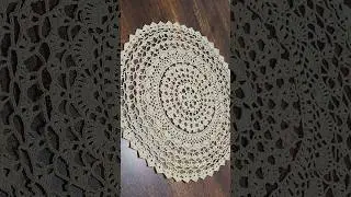 Handmade crochet lace doily. Shipping all over India. DM on instagram to order. #shorts #trending
