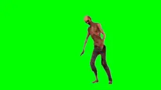 Dead Man Walking Scary green Screen 4k video