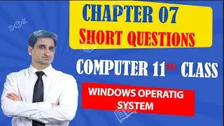 11th Class Computer Chapter 7 short questions | First Year Computer CH 7 important questions
