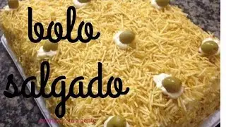 BOLO SALGADO de FRANGO e palmito feito com PÃO de Forma
