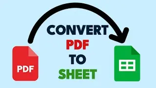 Convert PDF to Google Sheets in Seconds (Free & Easy 2025 Method)