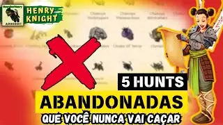 5 HUNTS ABANDONADAS Que Você NUNCA Vai Caçar no Tibia 😐
