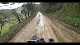 2 CB500X's do The Old Grafton Road In The Mud!