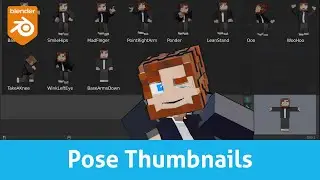 Animate Faster with Pose Library Thumbnails | Blender 2.9 Animation Tutorial