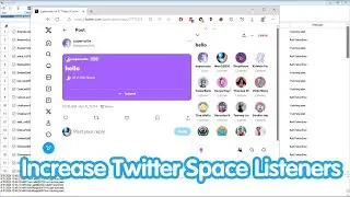 ViewBot Tutorial 2024 - How to Increase Space Listeners Rapidly