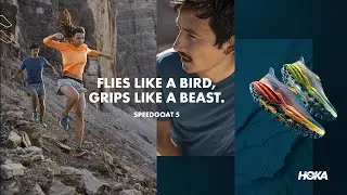 Fly like a bird and grip like a beast in the HOKA Speedgoat 5
