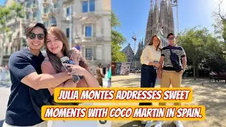 Kinumpirma ni Julia Montes na nag enjoy sila ng kanyang rumored partner na si Coco Martin sa Spain.