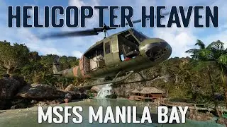 Cove Dusting Cli4D Designs Manila Bay in the Huey UH-1H by Taog's Hangar