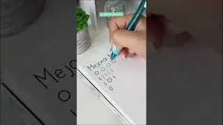 Ejercicios para mejorar tu letra ✍🏻✨