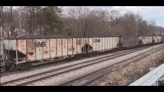 NS U49 Switching Some Black Diamonds Around Norton Yard in the Coal Fields of SWVA 01/03/2015