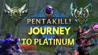 Journey To Platinum #2 - Ryze Pentakill - League Of Legends