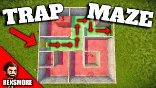 I Lived In A MAZE TRAP BASE in Rust