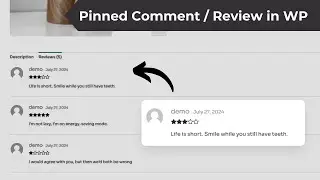 How To Pin Comments or Reviews In WordPress - WordPress Tutorial