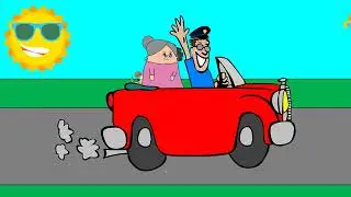 Grand-mère Visage Voiture Jublie2