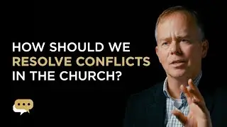 How should Christians resolve conflicts in the church?