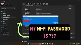 How to View Wi-Fi Password on Windows 11