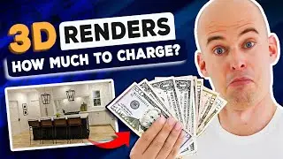 How Much to Charge for 3D Renders - SketchUp & V-Ray Livestream