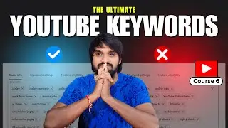 how to do keyword research for YouTube Channel | YouTube SEO full course in Telugu