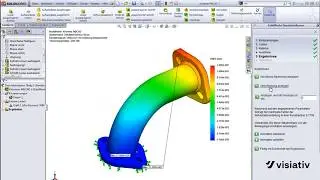 SolidWorks SimulationXpress Video Tutorial - deutsch