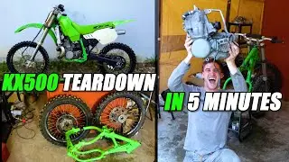KX500 | 5 MINUTE TEARDOWN! | Timelapse Video