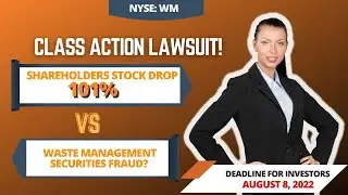 WM Stock News (#WM) WN Stock News Today 📉 SHAREHOLDERS In Waste Management Securities Class Action