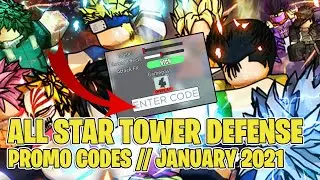 *ALL* WORKING ROBLOX ALL STAR TOWER DEFENSE CODES (JANUARY 2021)