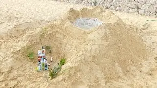 Lego Mountain Dam Breach (reupload)