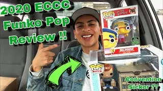 ECCC 2020 Funko Pop Haul / Unboxing |  Milhouse Funko Pop, Freddy Funko with Funko HQ.