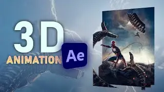 I Animated the Poster for Spiderman No Way Home using After Effects