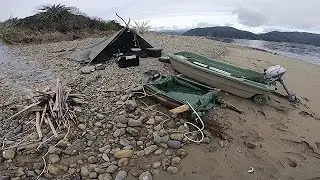 I tried living while fishing on a remote island!