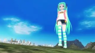 Mmd giantess | giant girl sock Walk in the city