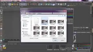 How to import images sequence in Cinema 4D