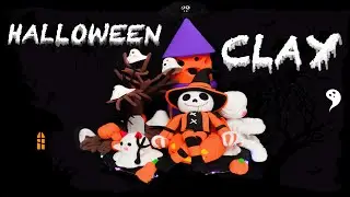 I Made a Halloween Castle with Clay